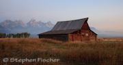 Morning on the teton prairie