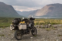 F800GS on the Denali Highway