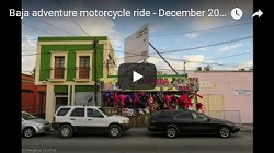 YouTube video of Baja adventure motorcycle ride