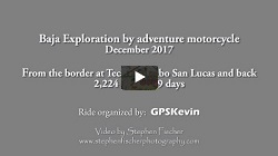 Baja adventure bike video condensed version