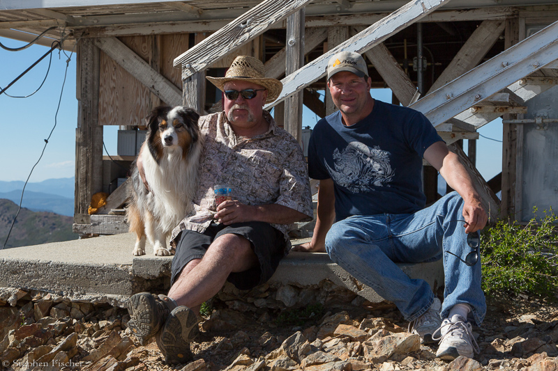 Kingpin Tom on Grouse Ridge with a couple of his buddies