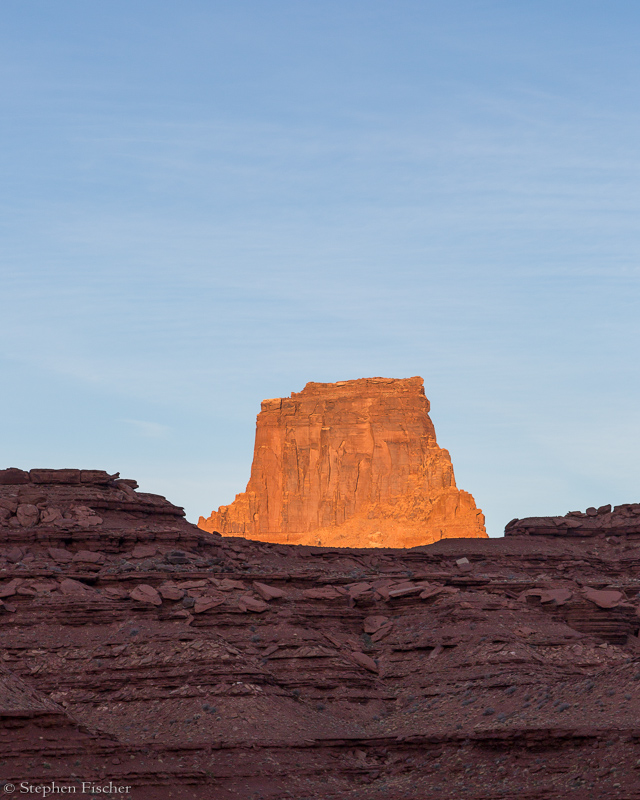Butte rising