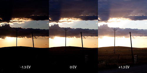 Bracketed exposure sequence