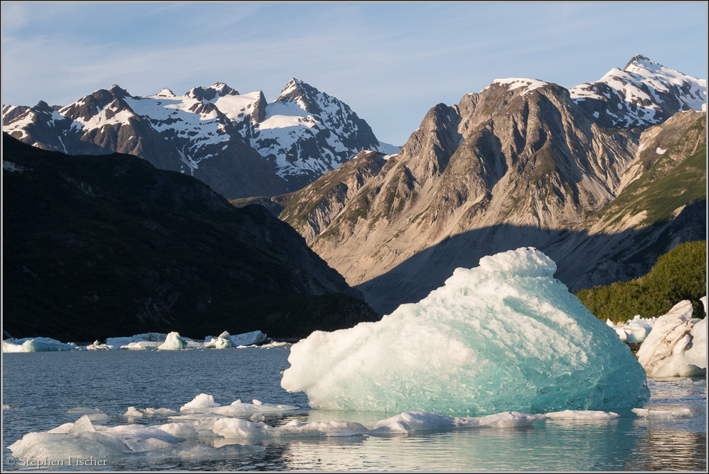 McBride Glacier ice bergs