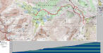 Map of Big Pine Lake Basin to the Palisades