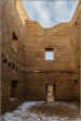 Chaco Canyon Anasazi ruins in the winter