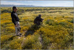 Randy and Tucker at the Carrizo Plain