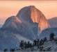 Half Dome burning