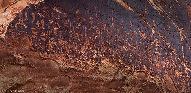 Petroglyph panorama