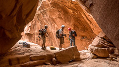 High Spur technical slot canyon from Robber's Roost