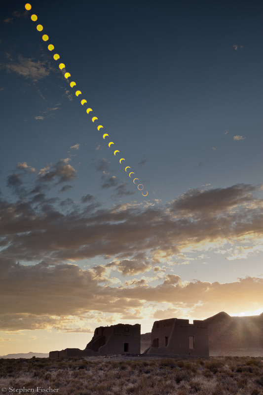 Path of the eclipse