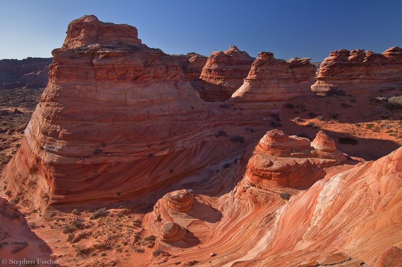 Towering buttes