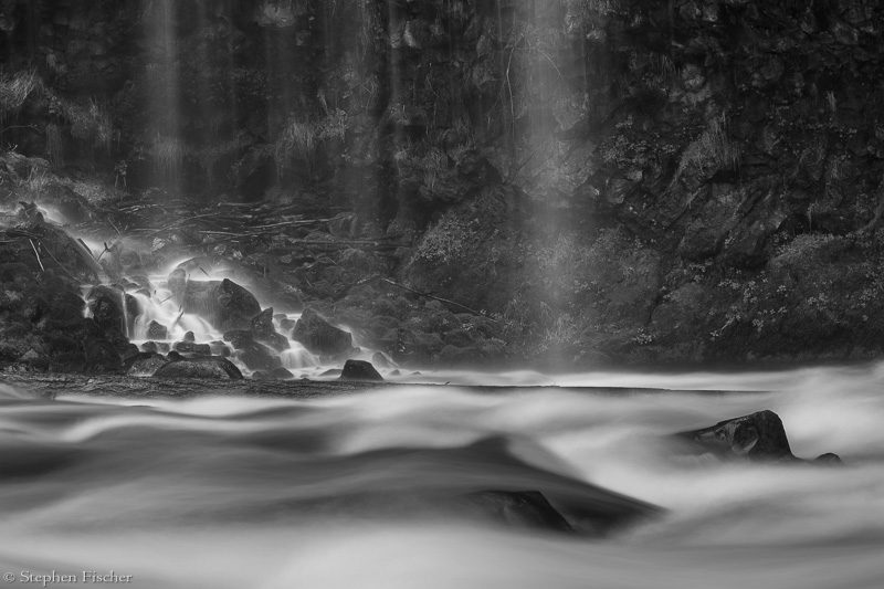 Beams of water