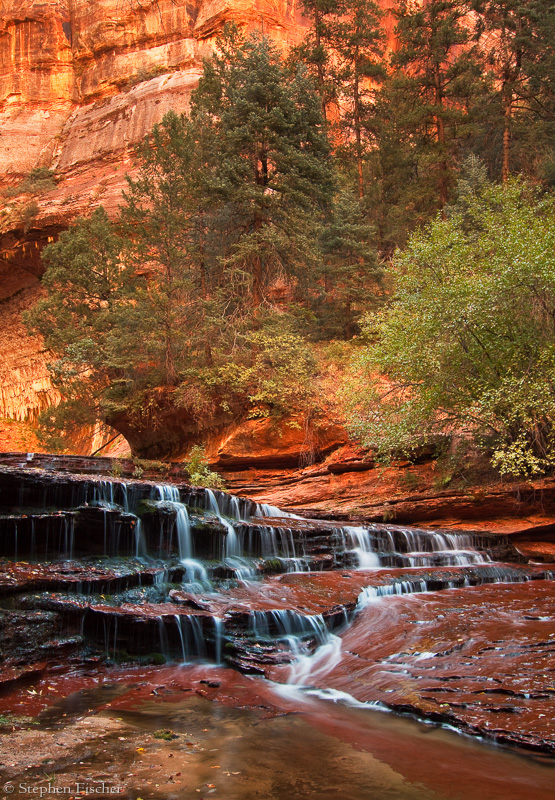 Subway sandstone cascade