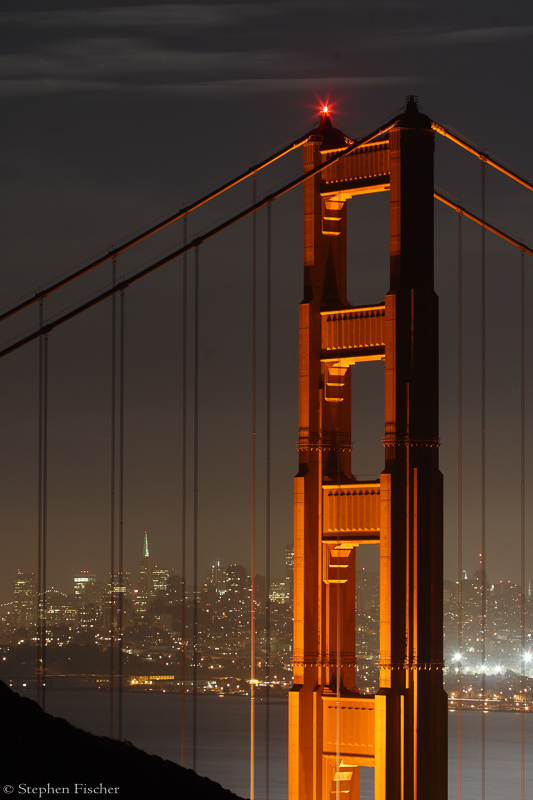 Golden gate night