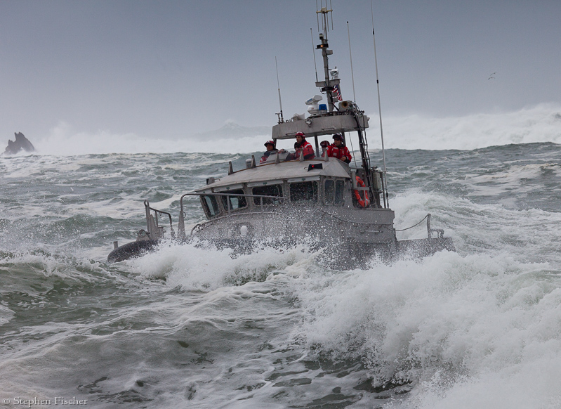 Rough seas