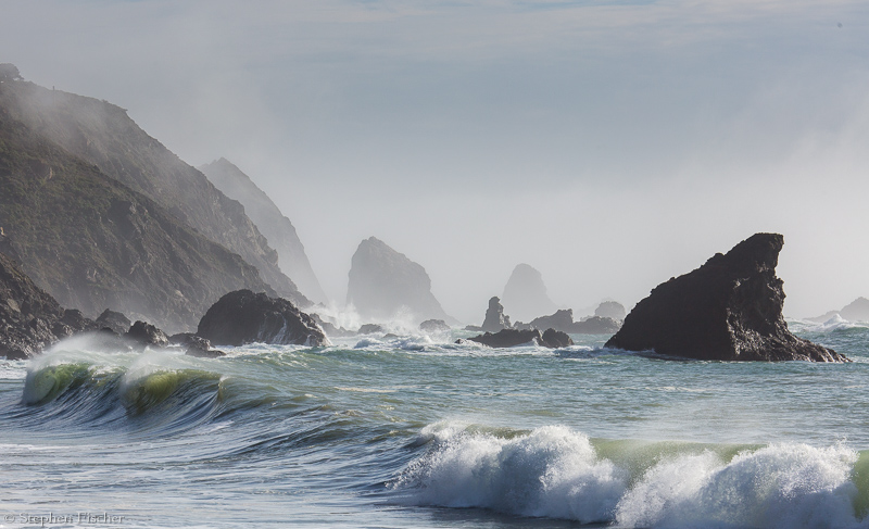 Rugged coast