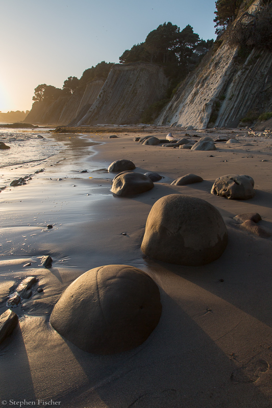 Sculpted by the surf