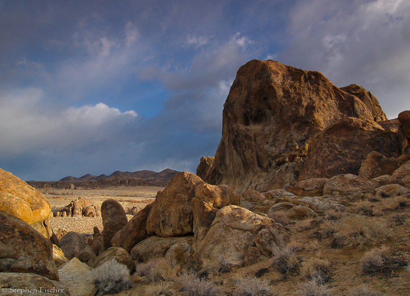 Golden rocks