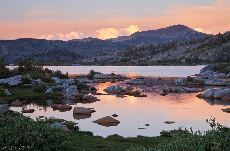 Thousand Lake sunset