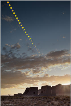 Path of the eclipse
