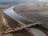 Hidden bridge of the south fork of Folsom Lake