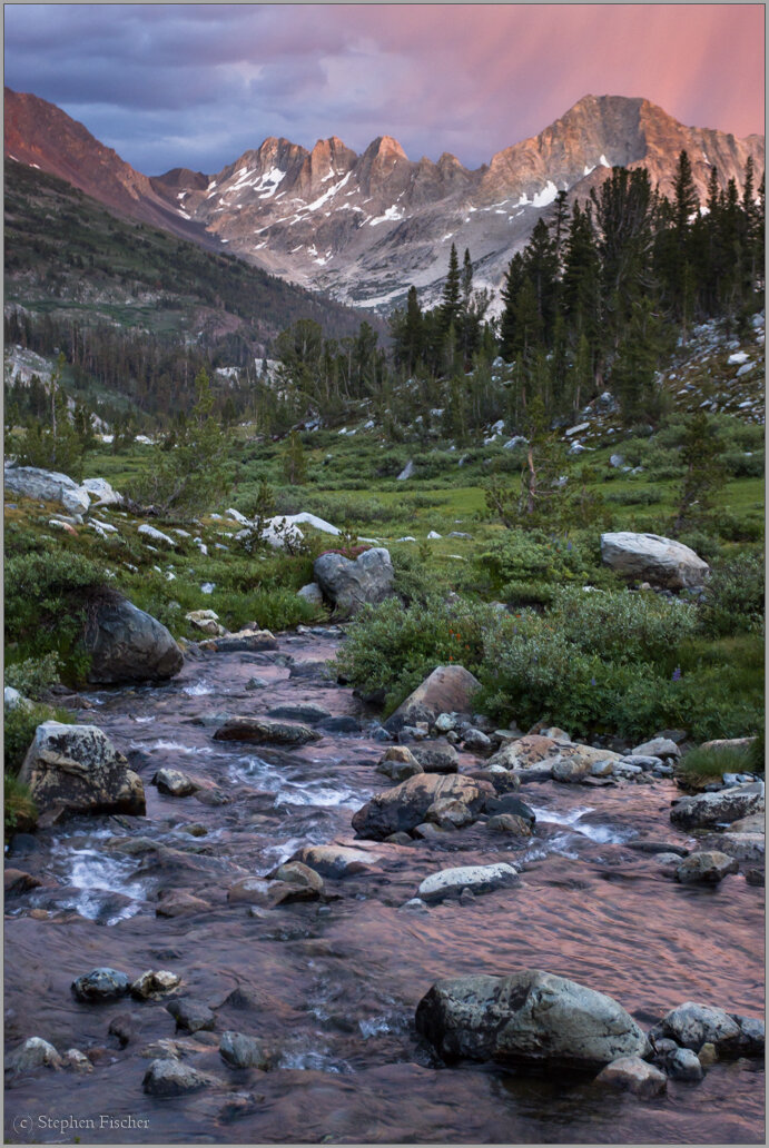 High Sierra as viewed from the backcountry