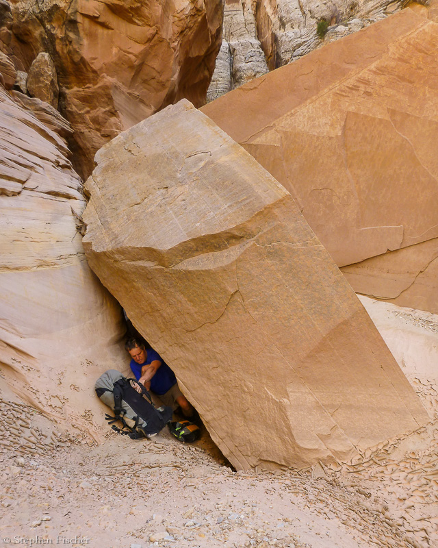 Wiggling through the rocks