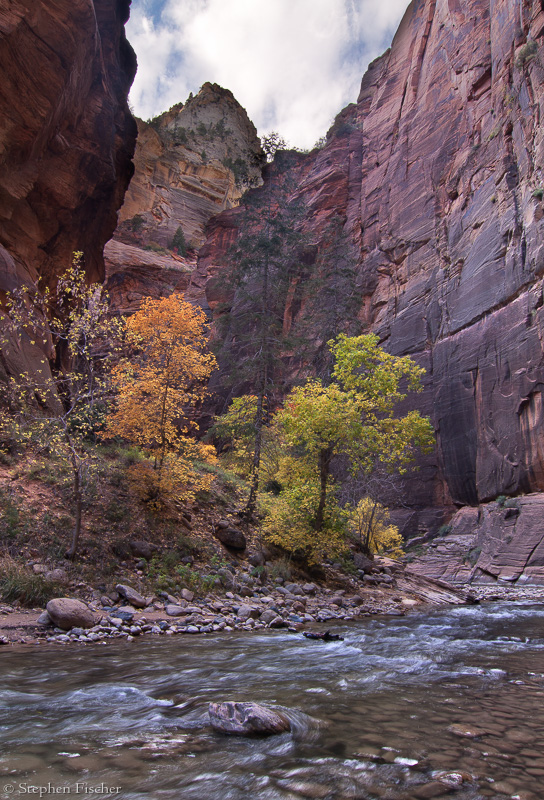 View out of the Narrows