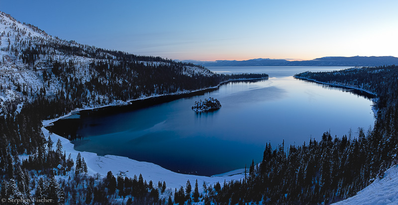 Emerald bay at dawn