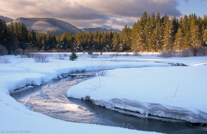 Frozen creek