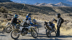 White Rim Trail by dual sport motorcycle