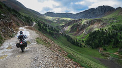 San Juan mountains passes by dual sport