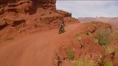 Lockhart Basin by dual sport motorcycle