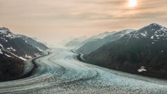 Salmon Glacier of southeastern Alaska