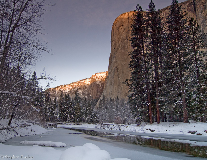 Winter along the Merced River