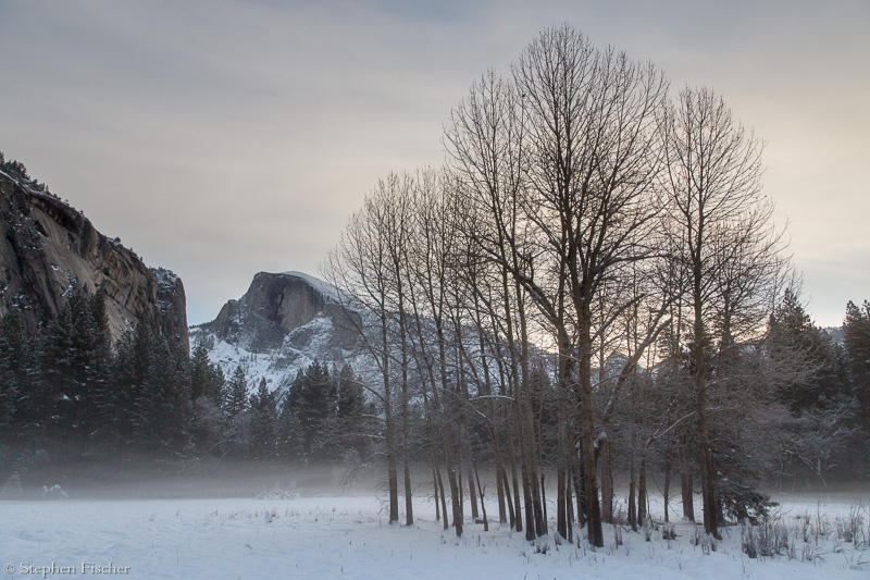 On a cold winter morning