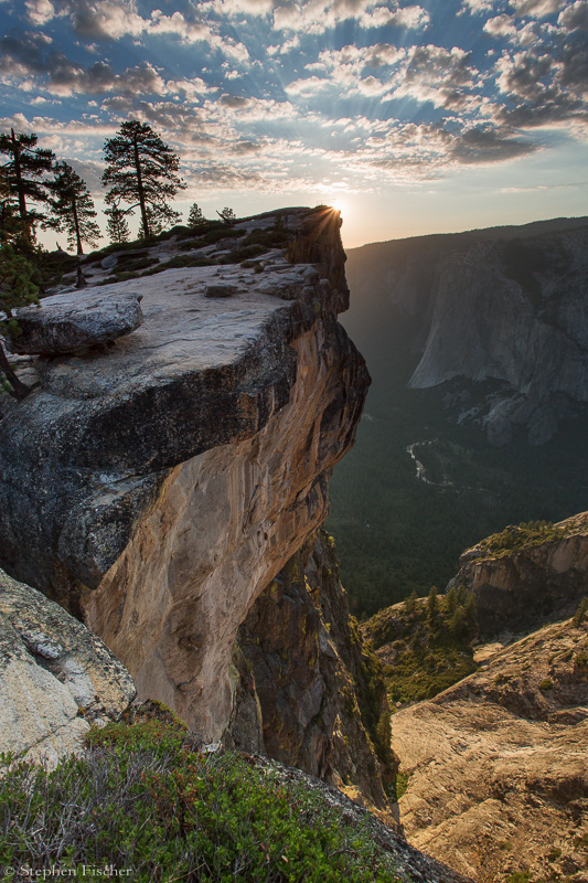Taft point sunset